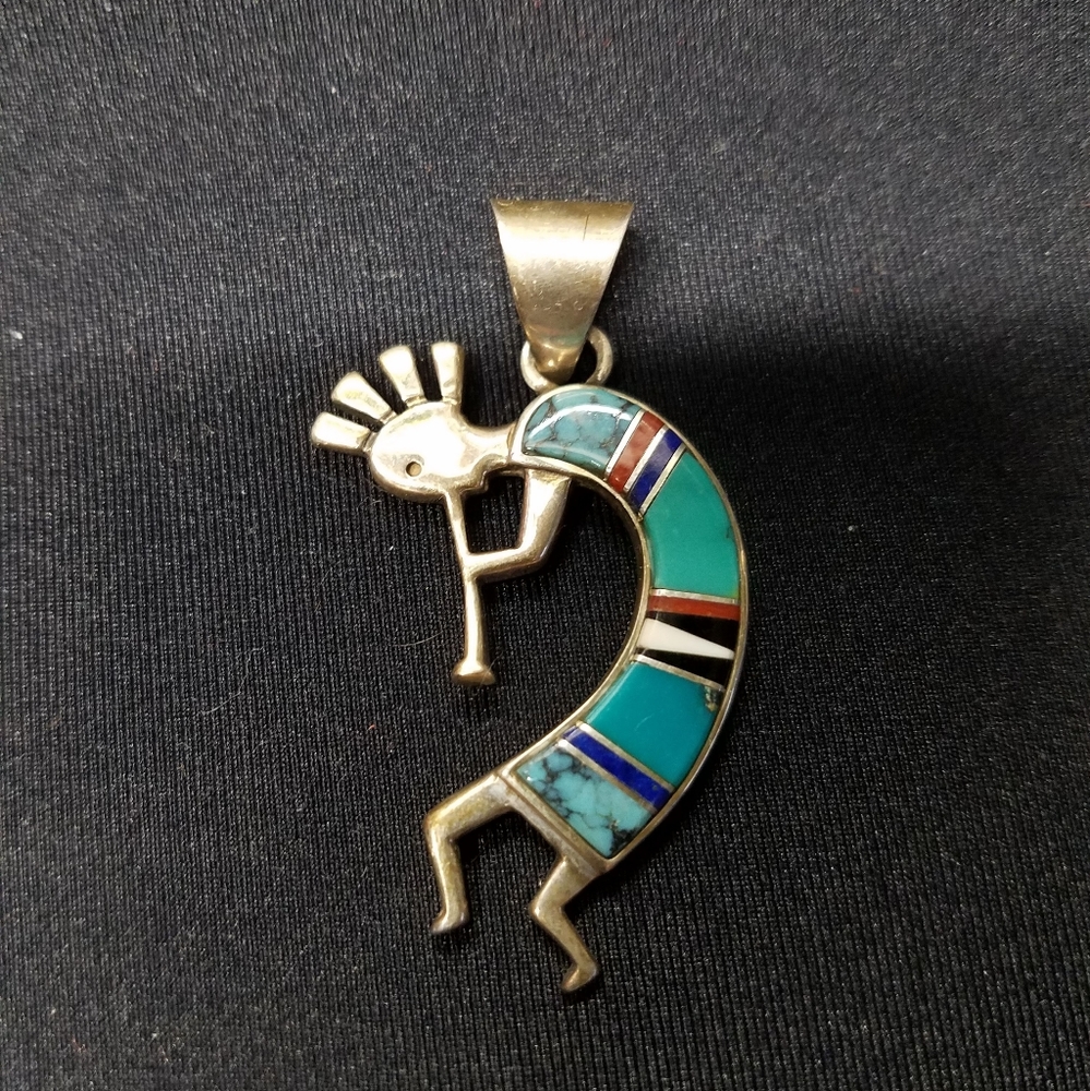 AUTHENTIC NARIVE AMERICAN KOKOPELLI PENDANT